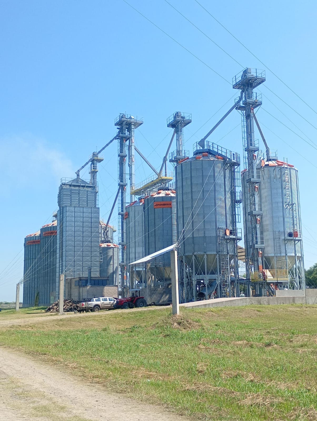 Obra Kepler Weber en Oryza S.A. - Puerto Eva Perón, Chaco.